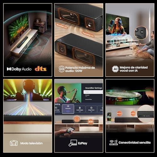 Detalle 2 de Hisense HS1000 Barra de sonido 120 W