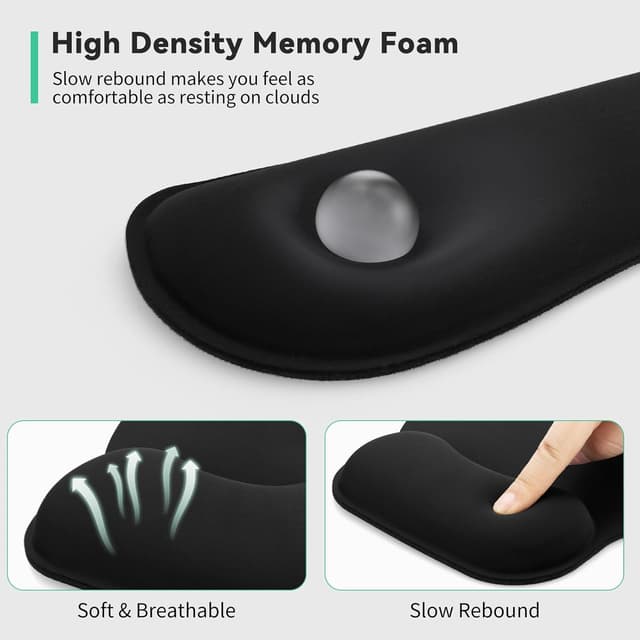 Thumbnail 4 de Zibly Wrist Rest and Mouse Mat 1 Pack 🖱