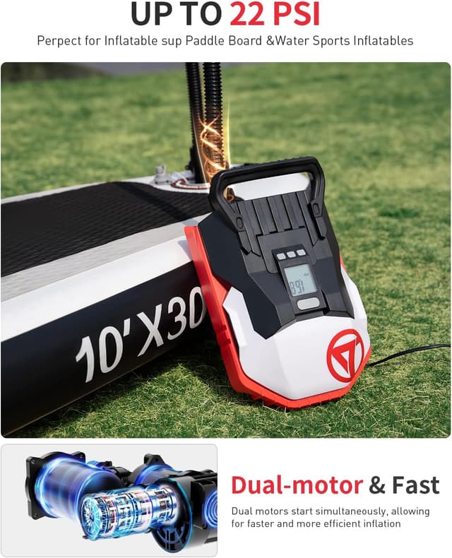 Thumbnail 1 de GICLE Paddle Board Pump 22 PSI electric pump 🏄♀
