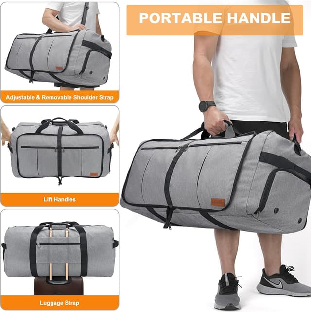 Thumbnail 6 de UPEELIFE Reisetasche 125L faltbar – wasserdicht mit Schuhfach, Weekender & Sporttasche