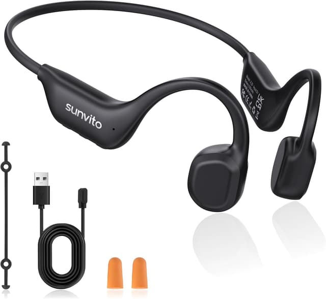 Detalle de Sunvito Bone Conduction Headphones Bluetooth 6.0