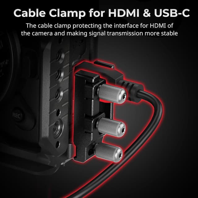 Thumbnail 6 de SmallRig HawkLock 5904 quick release extension cage for Nikon ZR (Arca plate, handle) – 5904