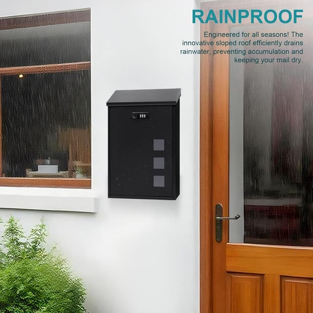 Thumbnail 1 de lisetar Post Box Wall Mounted Mail Box