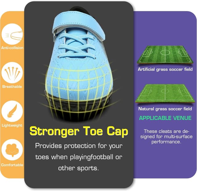 Thumbnail 4 de PiDaGlobal Boys Football Boots