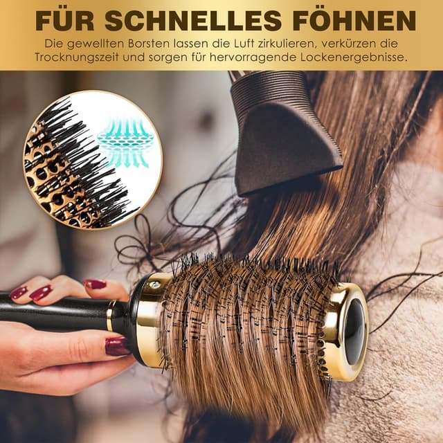 Detalle 2 de Shinlea Runde Haarbürste 53 mm für Locken