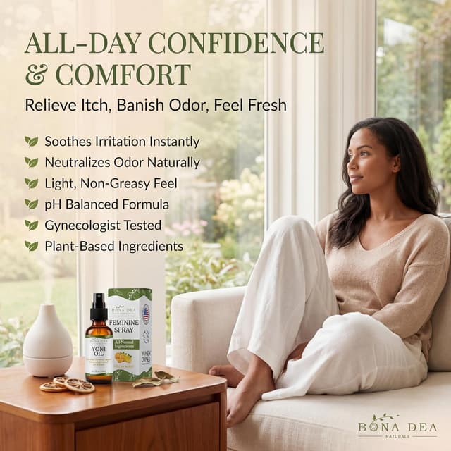 Detalle 2 de Bona Dea Naturals Intimspray für Frauen (59 ml) – milde Pflege bei Scheidentrockenheit