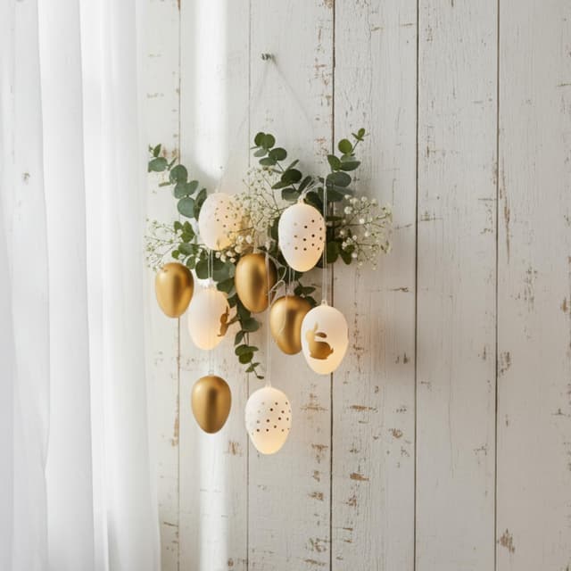 Detalle 2 de COM-FOUR® 16x Oeufs de Pâques 16 pcs 🎀