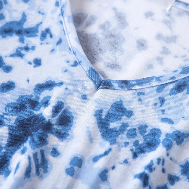 Thumbnail 6 de Inadays Women’s Cotton Pajama Sets (Short Sleeve Top + Capri Pants) – 2-Piece Summer Lounge Set