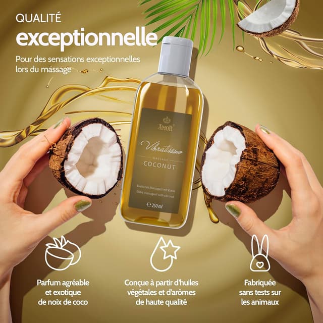 Thumbnail 3 de Vibratissimo Coconut huile de massage 250 ml