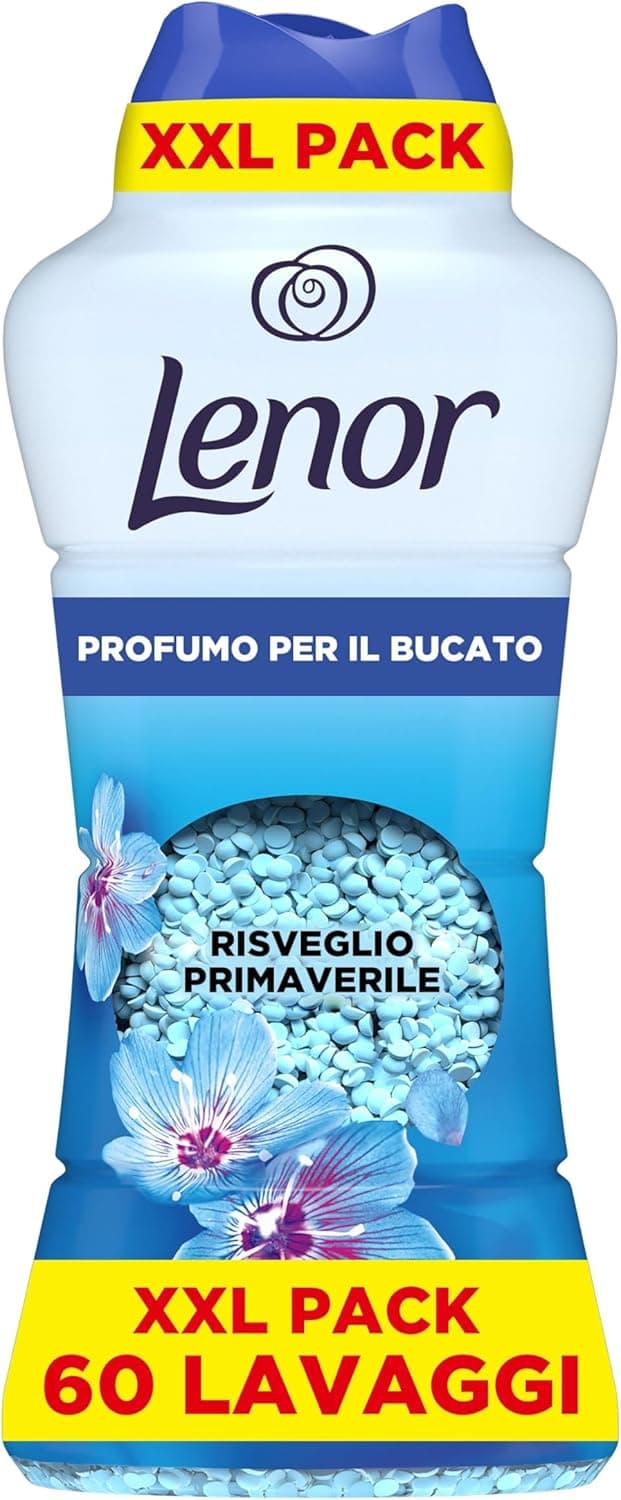 Detalle de Lenor Profumatore Bucato Perle Profumate Lavatrice Perle di profumo “Risveglio Primaverile” Maxi formato XXL 735 g