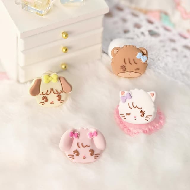 Detalle de GeekShare Silikon-Joystick-Kappen für Switch, Switch OLED & Switch Lite (Mikko) – 4 Stück, rutschfeste Thumbstick-Griffe