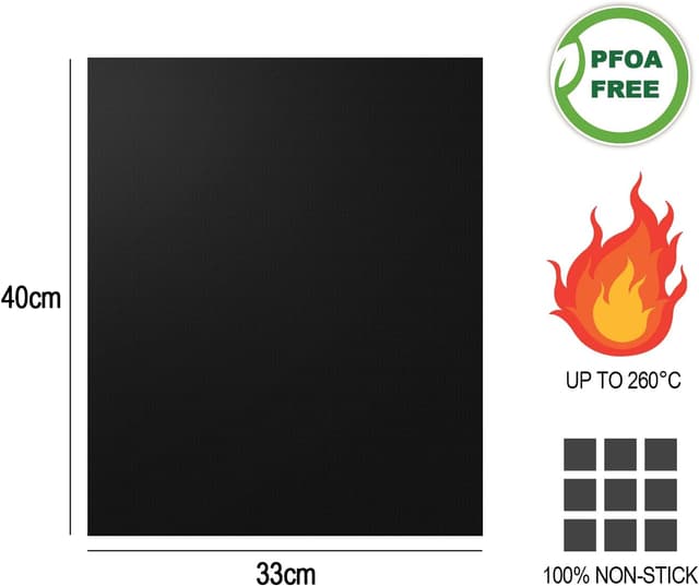 Thumbnail 1 de Tappetini barbecue 40 x 33 cm riutilizzabili 5 pezzi