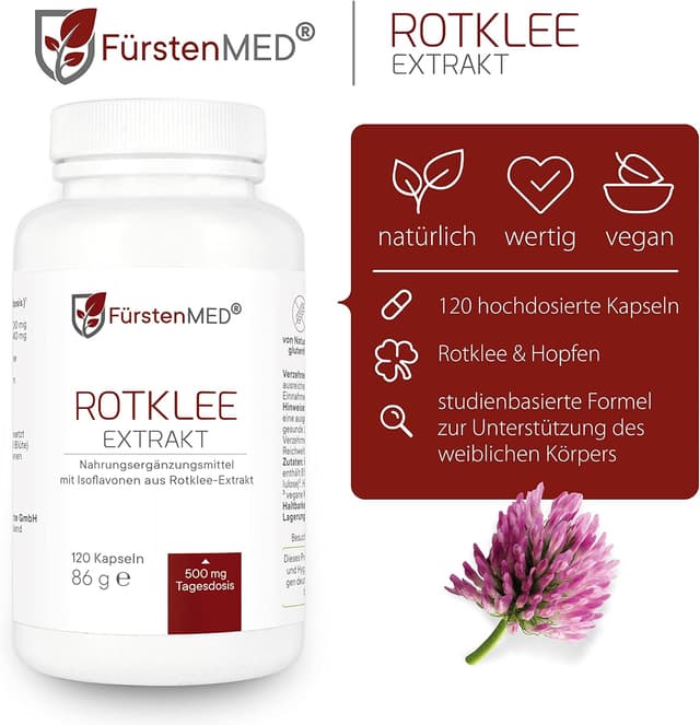 Detalle de FürstenMED Rotklee Kapseln 120 Stk.