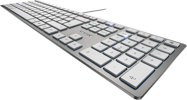 Thumbnail 3 de CHERRY KC 6000 Slim Tastatur USB Silber