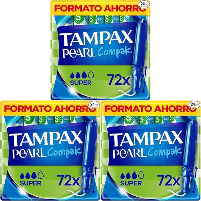 Thumbnail 3 de Tampax Pearl Compak Super 72 tampones