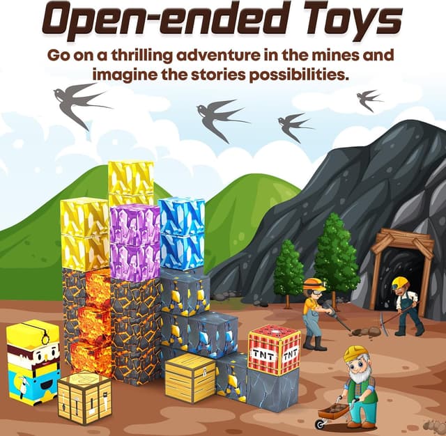 Detalle de Magnetische Bausteine für Kinder ab 3