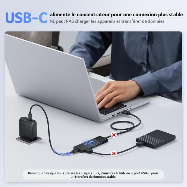 Thumbnail 3 de Acer Hub USB 3.0 4 ports pour PC et Mac