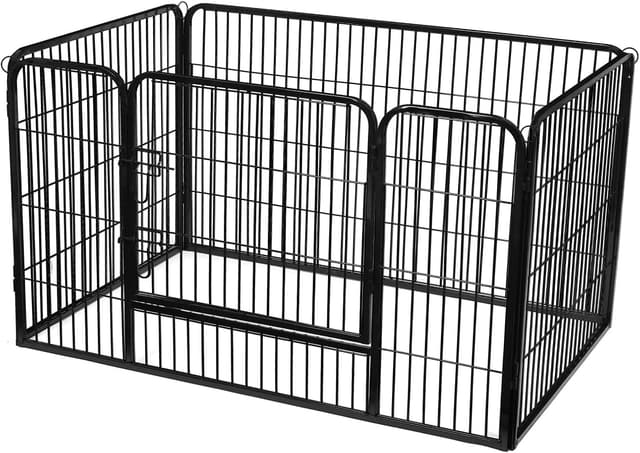 Imagen de Feandrea PPK04BK parc métallique 122×80×70 cm en OfertitasTOP