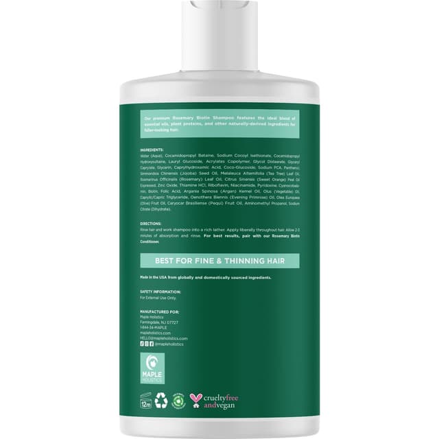 Thumbnail 4 de Volumizing Biotin and Rosemary Shampoo 16 Fl Oz