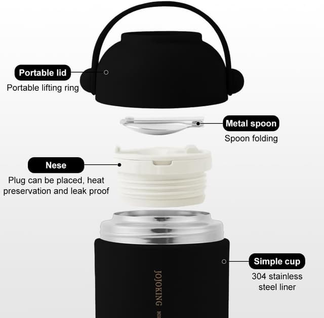 Thumbnail 3 de kiptyg Food Flask 600ml thermal food jar 🍱