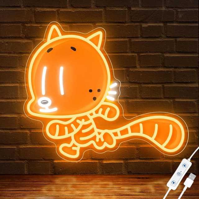Imagen de Cat Kid UV Painted LED Neon Light 15x12.8" 🖼 en OfertitasTOP