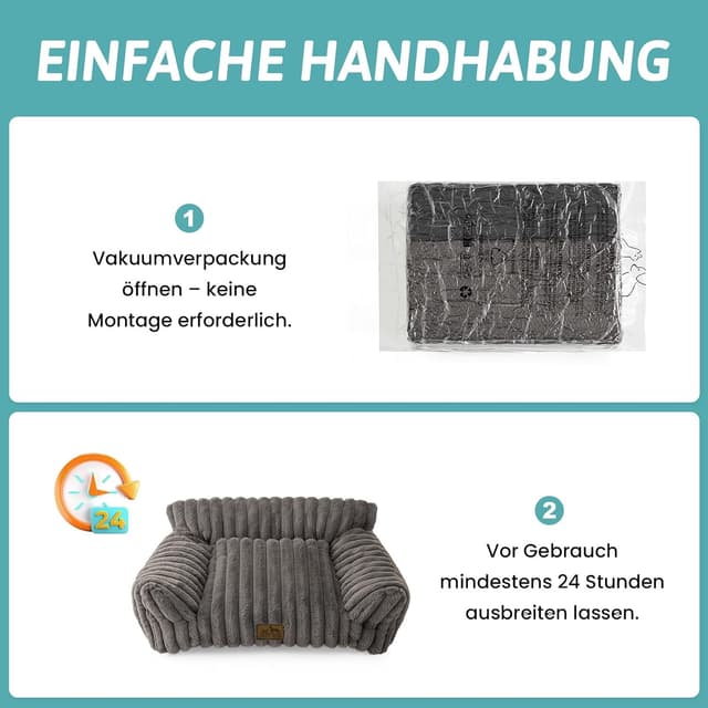 Thumbnail 6 de COZY KISS Katzenbett mit 65x44x30 cm