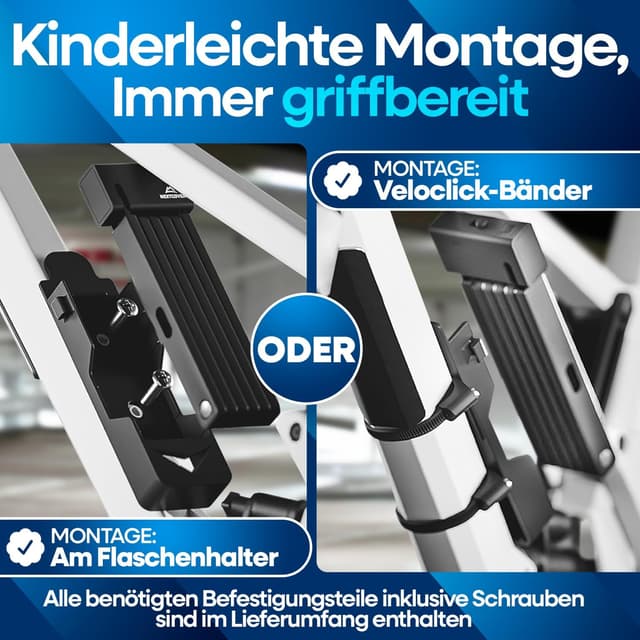 Detalle 2 de Faltschloss FoldOne 100 cm mit 3 Schlüsseln