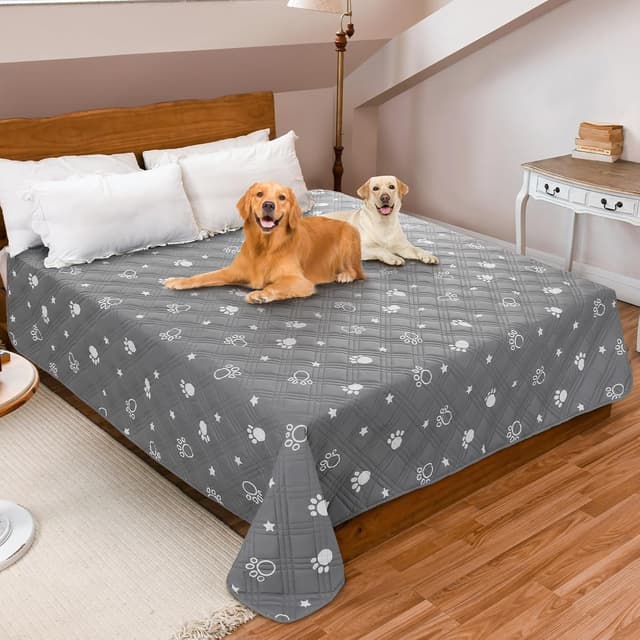 Detalle de PICK FOR LIFE wasserdichte Hundedecke 157x208 cm mit rutschfester Unterseite