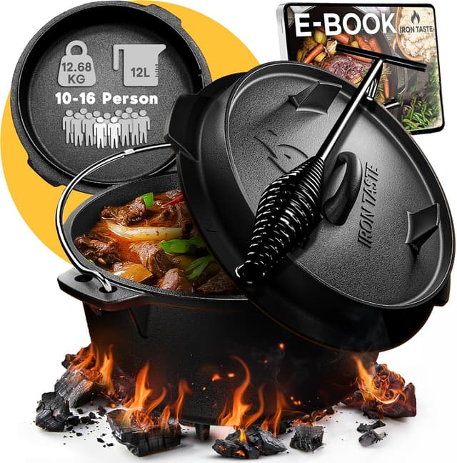 Detalle de IRON TASTE Dutch Oven Set 12 l