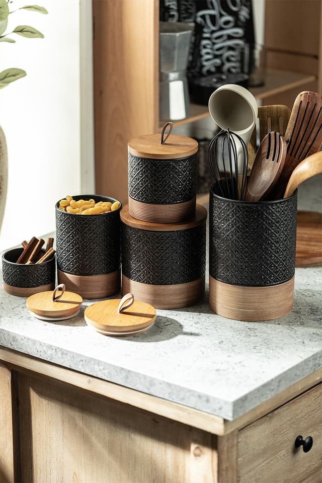 Thumbnail 6 de Miamolo Large Ceramic Coffee Canister 64 fl oz