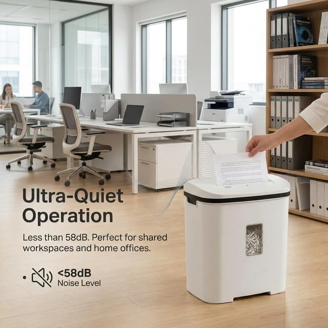 Detalle 1 de Fonirvanic Tritacarte distruggi documenti 14 fogli