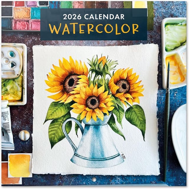 Imagen de Grupo Erik Calendario 2026 da Muro Acquerello 30x30 cm en OfertitasTOP