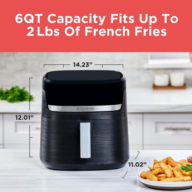 Detalle 2 de BLACK+DECKER Purifry 6QT Air Fryer
