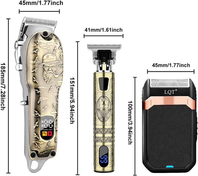 Thumbnail 6 de Hair Clippers Set Cordless Trimmer with LED Display