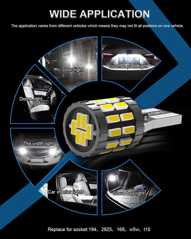 Detalle de KATUR 194 T10 W5W LED bulb 6000K