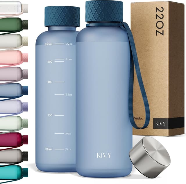 Detalle de KIVY Borraccia 650ml Antigoccia Blu