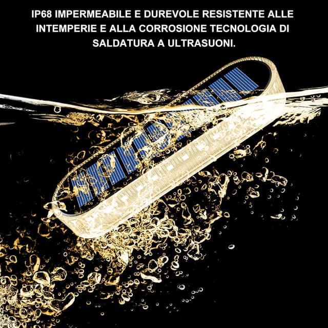 Detalle de YiLaie Luci Solari da Giardino IP68 2700K (2 pezzi) con accensione On/Off automatica