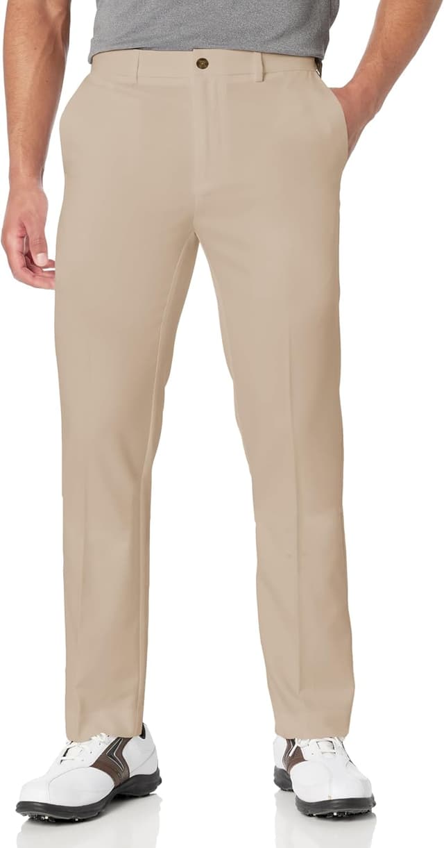 Detalle de PGA Tour Men’s Flat Front Golf Pant with Expandable Waistband