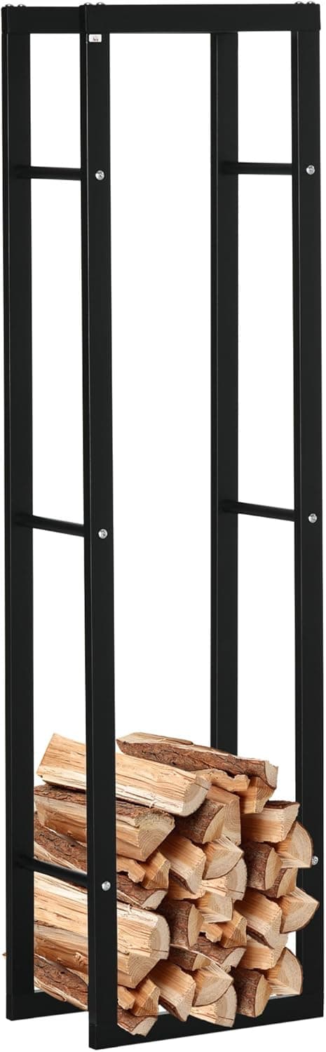 Imagen de HOMCOM Soporte para leña 100 kg en OfertitasTOP