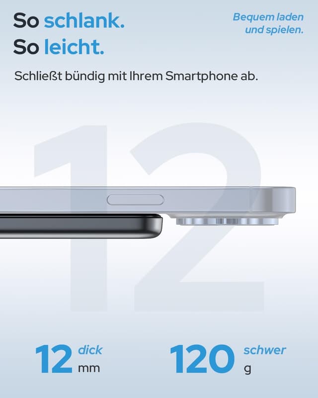 Detalle 2 de TRKOY Slim Magnetische Powerbank 5000 mAh