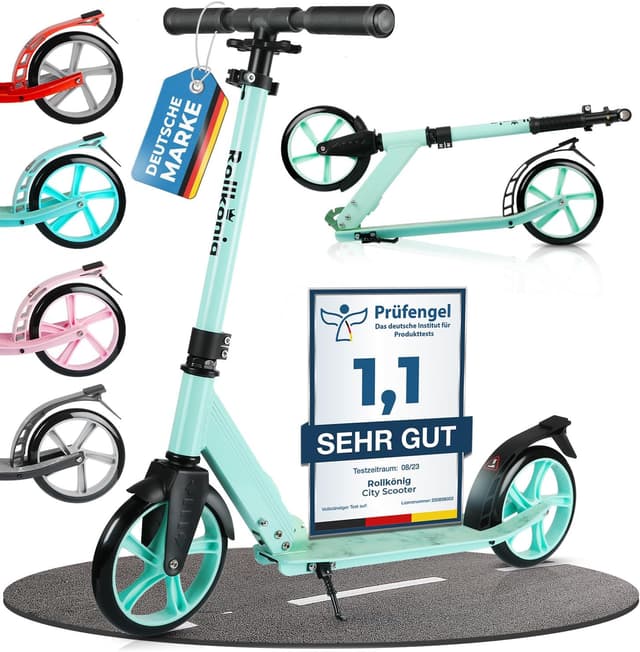 Detalle de Rollkönig Scooter für Kinder ab 5 Jahren
