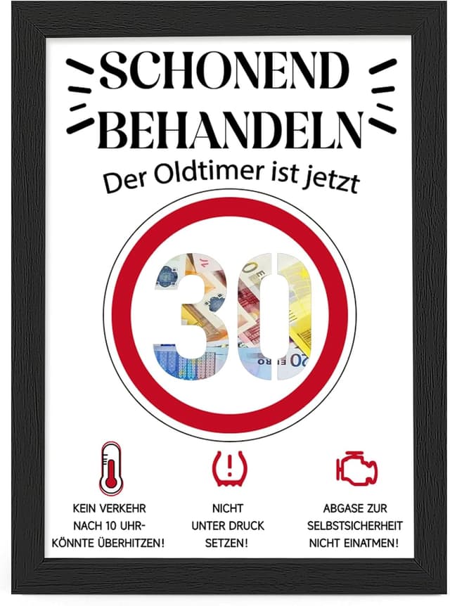 Imagen de 30. Geburtstag Geldgeschenk HSDSH 30 en OfertitasTOP