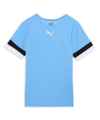 Detalle de PUMA teamRISE Jersey Jr: camiseta infantil unisex para deporte y tiempo libre