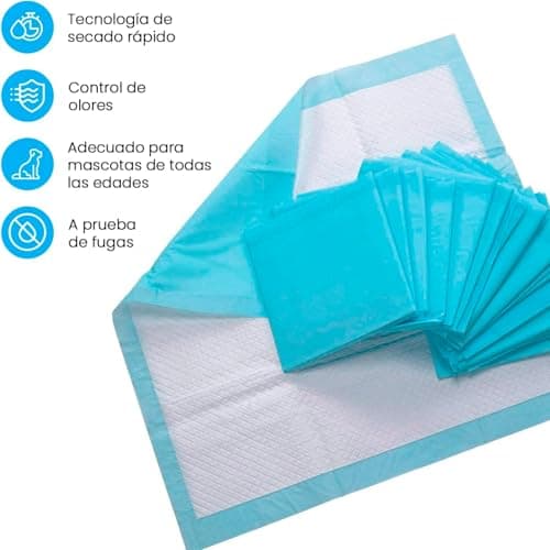 Detalle 2 de Edipets Empapadores para perros 60×60 cm, 40 uds