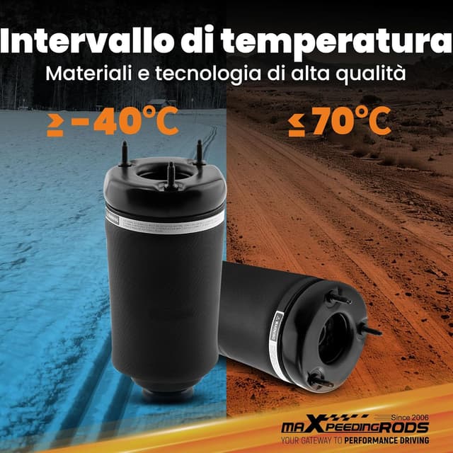 Detalle 2 de maXpeedingrods 2 sospensioni pneumatiche posteriori Airmatic sigillate per Mercedes ML/GL Classe W164