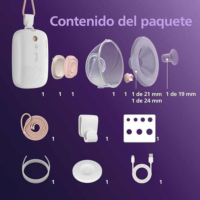 Thumbnail 6 de Philips Avent SCF531/11 extractor de leche manos libres 85 rpm