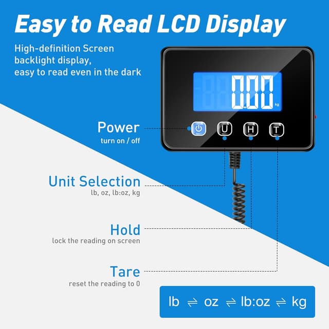 Thumbnail 2 de KUAIVO Postal Scales 200kg