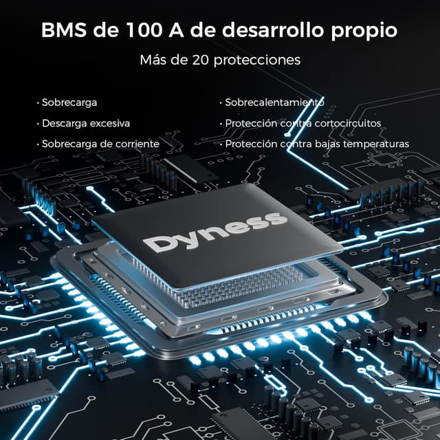 Thumbnail 5 de Dyness Batería Litio 24V 100Ah LiFePO4 con BMS 100A