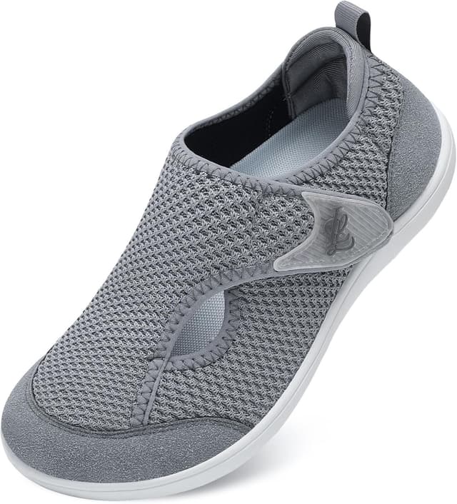 Detalle de JOINFREE Women’s Wide Fit Barefoot Walking Shoes with Adjustable Strap – Zero Drop Comfort Trainers