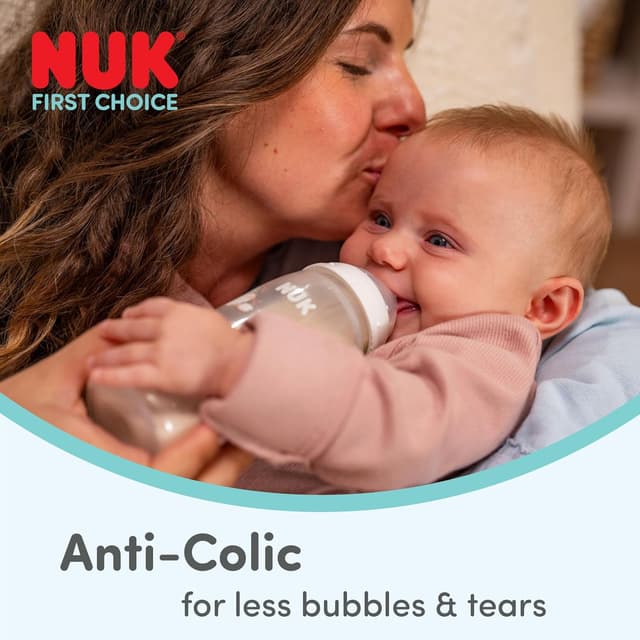 Thumbnail 2 de NUK First Choice 300 ml anti‑colic baby bottles 3 pack
